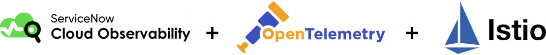 ServiceNow Cloud Observability + OpenTelemetry + Istio